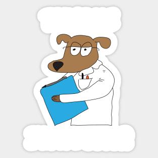 Trust Me I'm A Dogtor Sticker